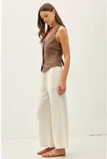 Linen Classic Cut Vest