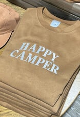 Strong N Free Embroidered Happy Camper Crewneck