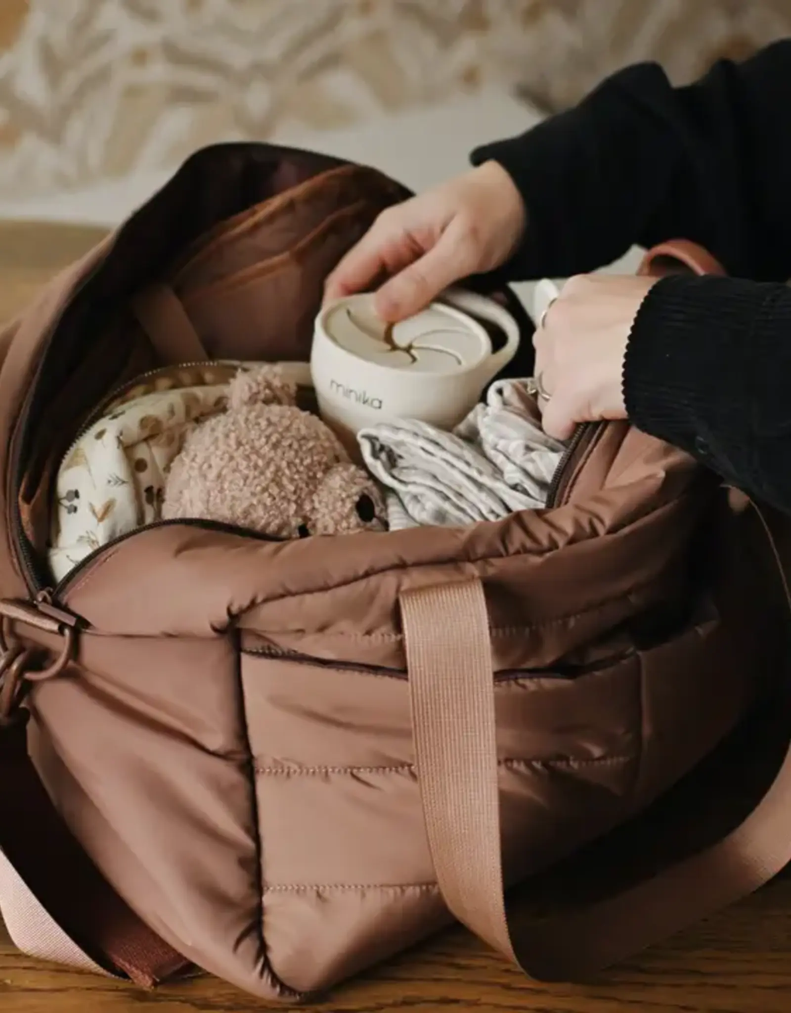 Minika Diaper Bag, Cacao