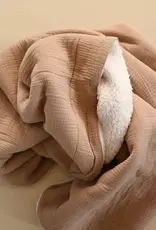 Minika Sherpa Blanket, Caramel