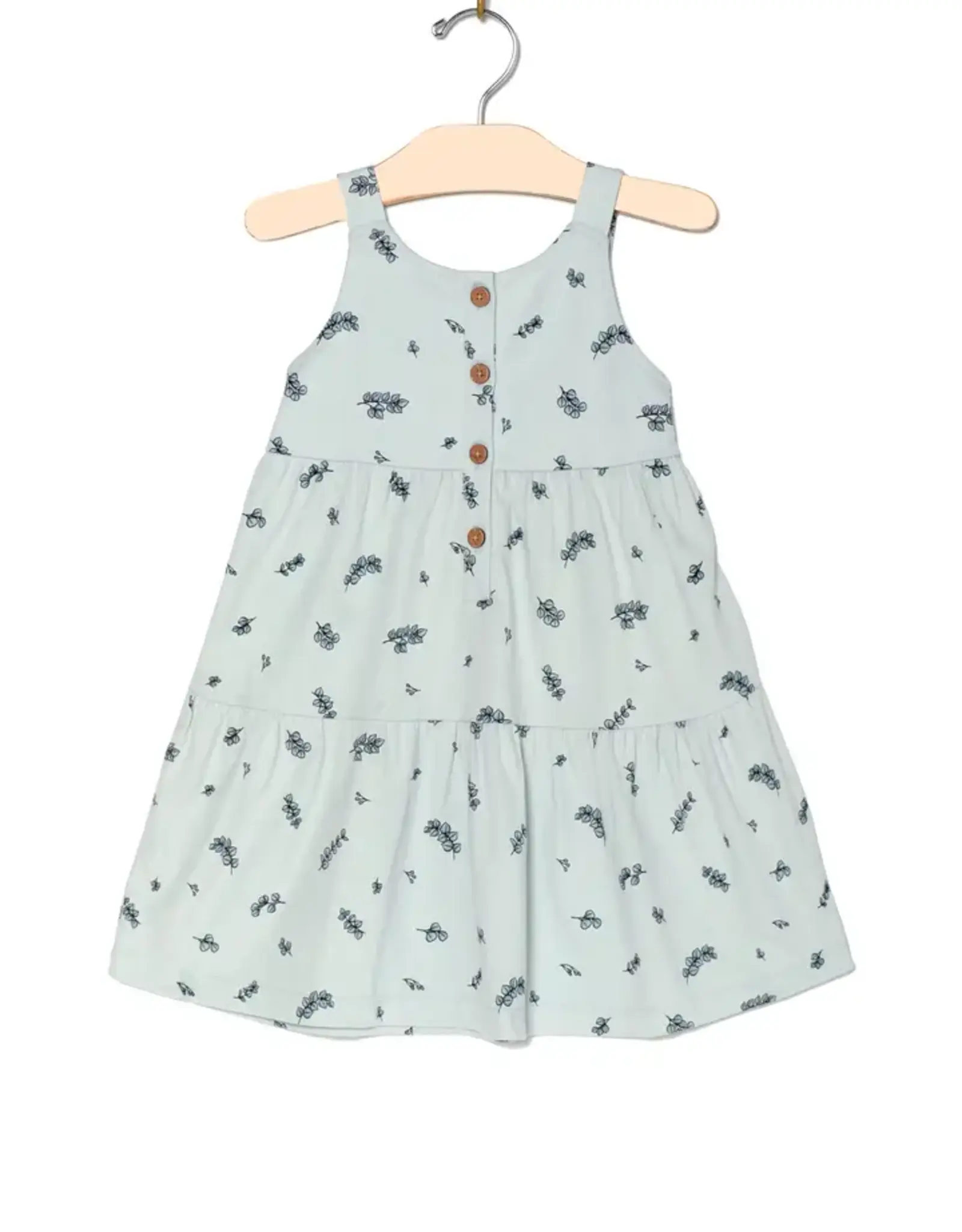 City Mouse Studio Tiered Tank Dress, Eucalyptus