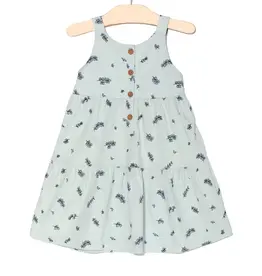 City Mouse Studio Tiered Tank Dress, Eucalyptus