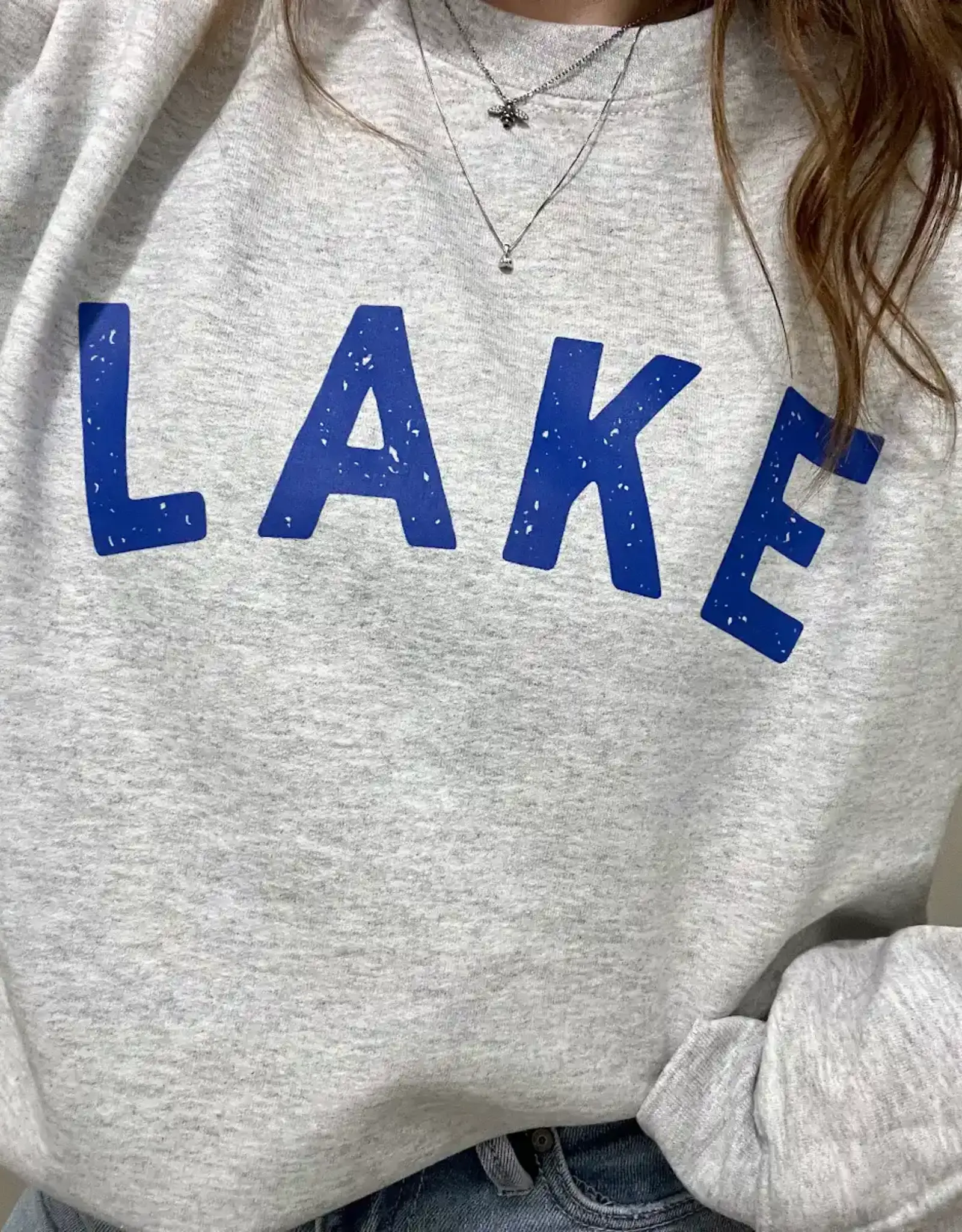 Blonde Ambition Lake Classic Crew Neck Sweater