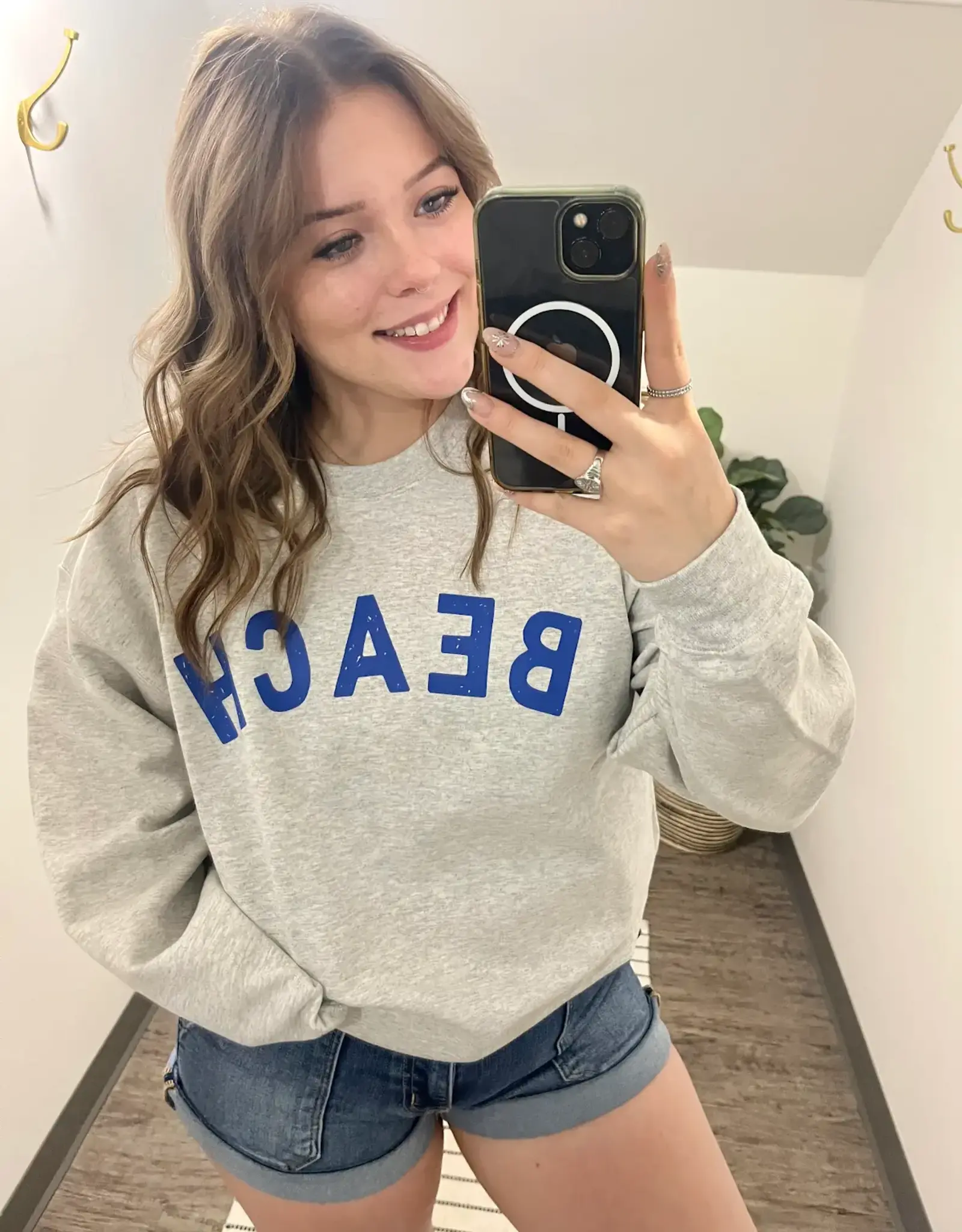 Blonde Ambition Beach Classic Crewneck Sweater