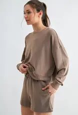 Mono B Laguna Drop Shoulder Sweatshirt