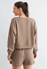 Mono B Laguna Drop Shoulder Sweatshirt