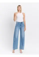 Vervet Super High Rise Wide Barrel Jeans Dark Wash