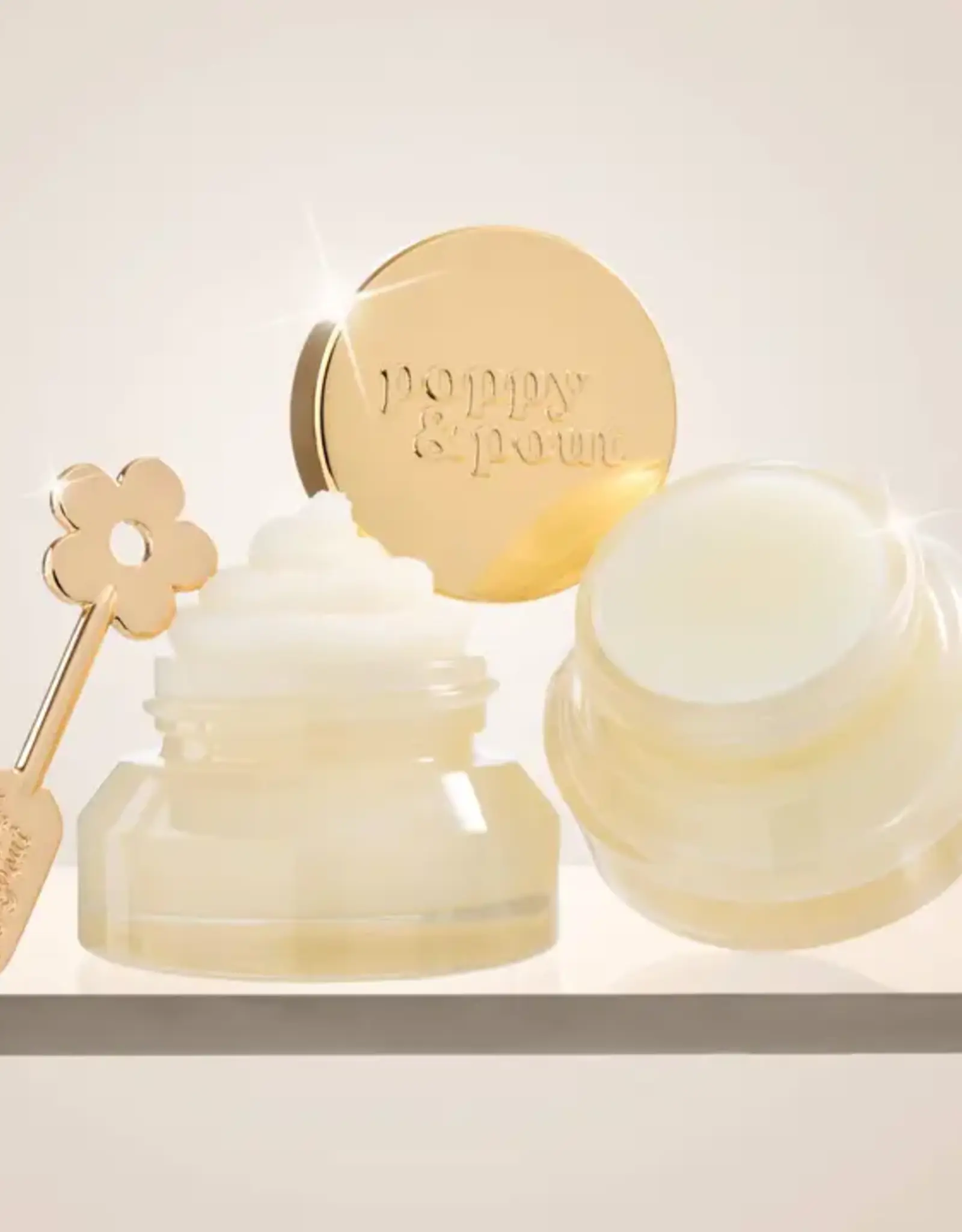 Poppy & Pout Lip Care Trio, Marshmallow Creme