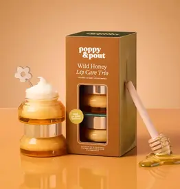 Poppy & Pout Lip Care Trio, Wild Honey