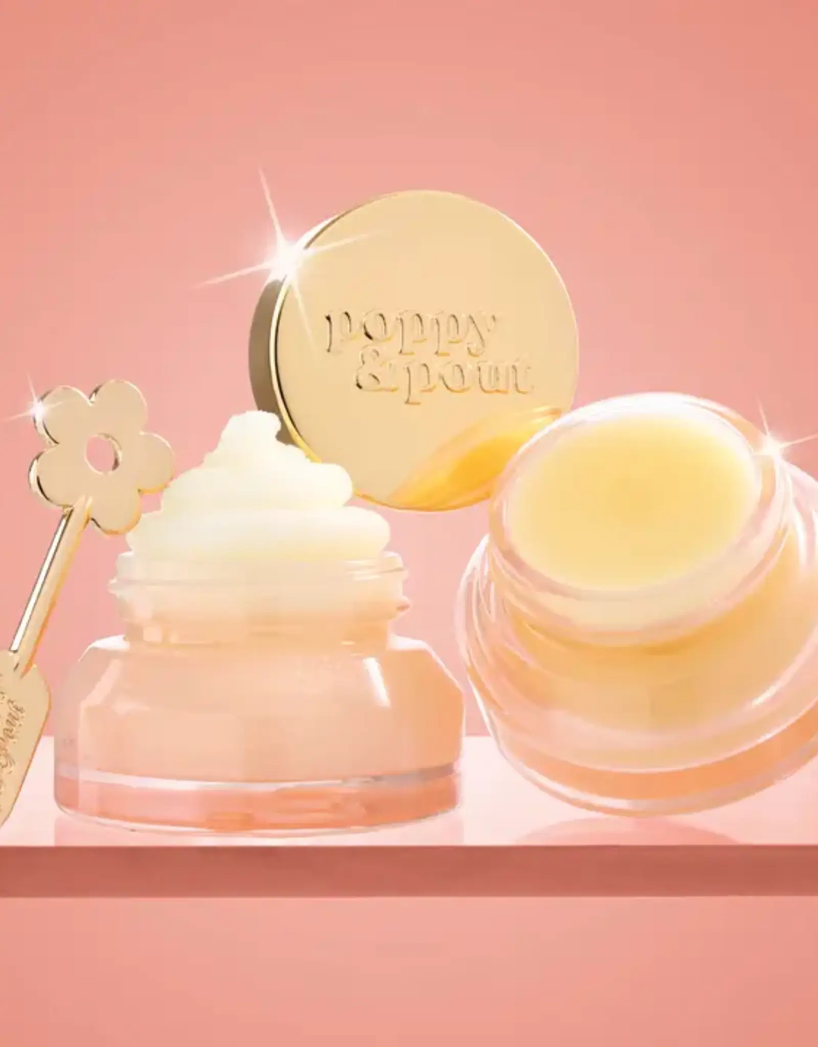 Poppy & Pout Lip Care Trio, Pink Grapefruit