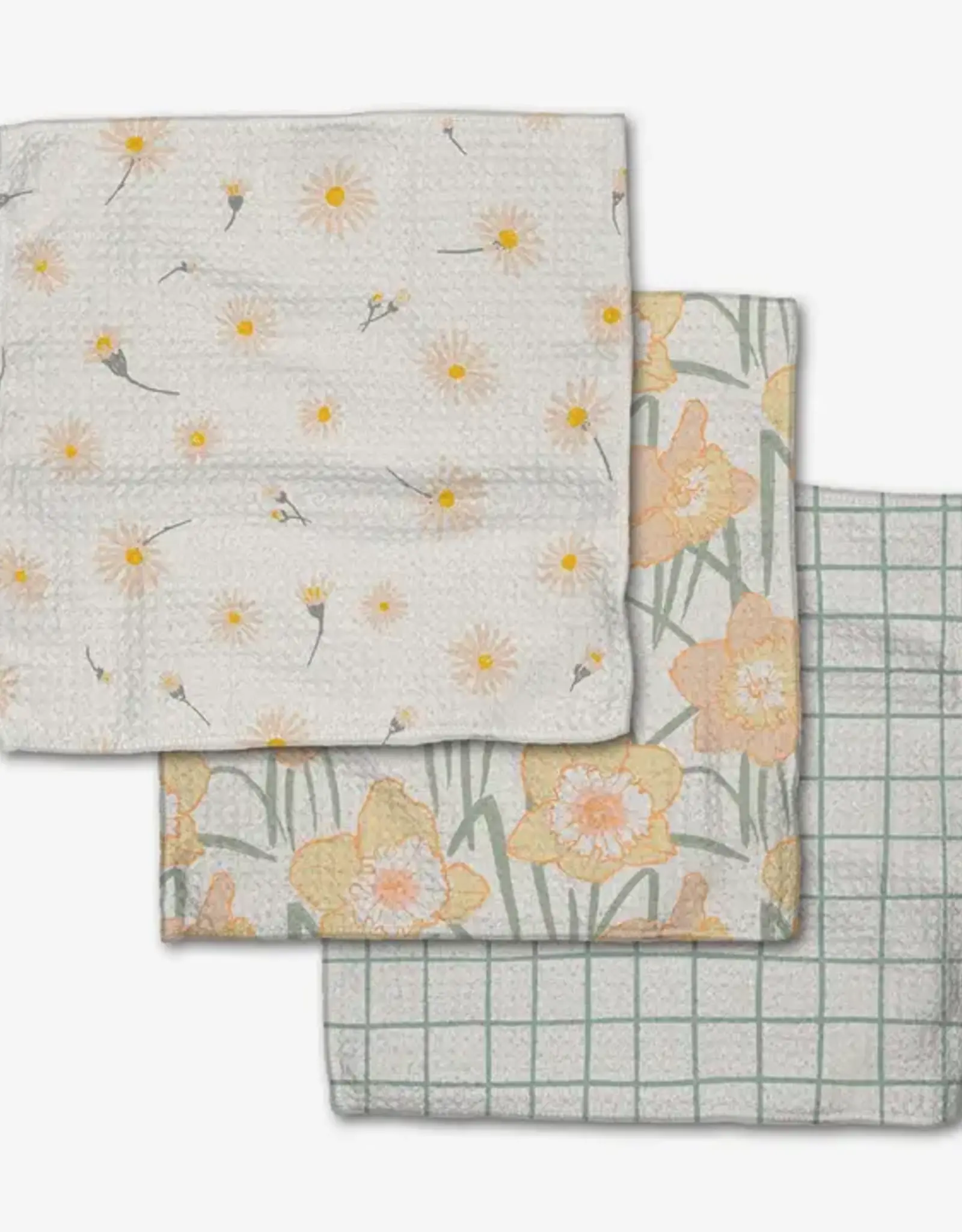 Geometry Dishcloth Set-Daisy Dust