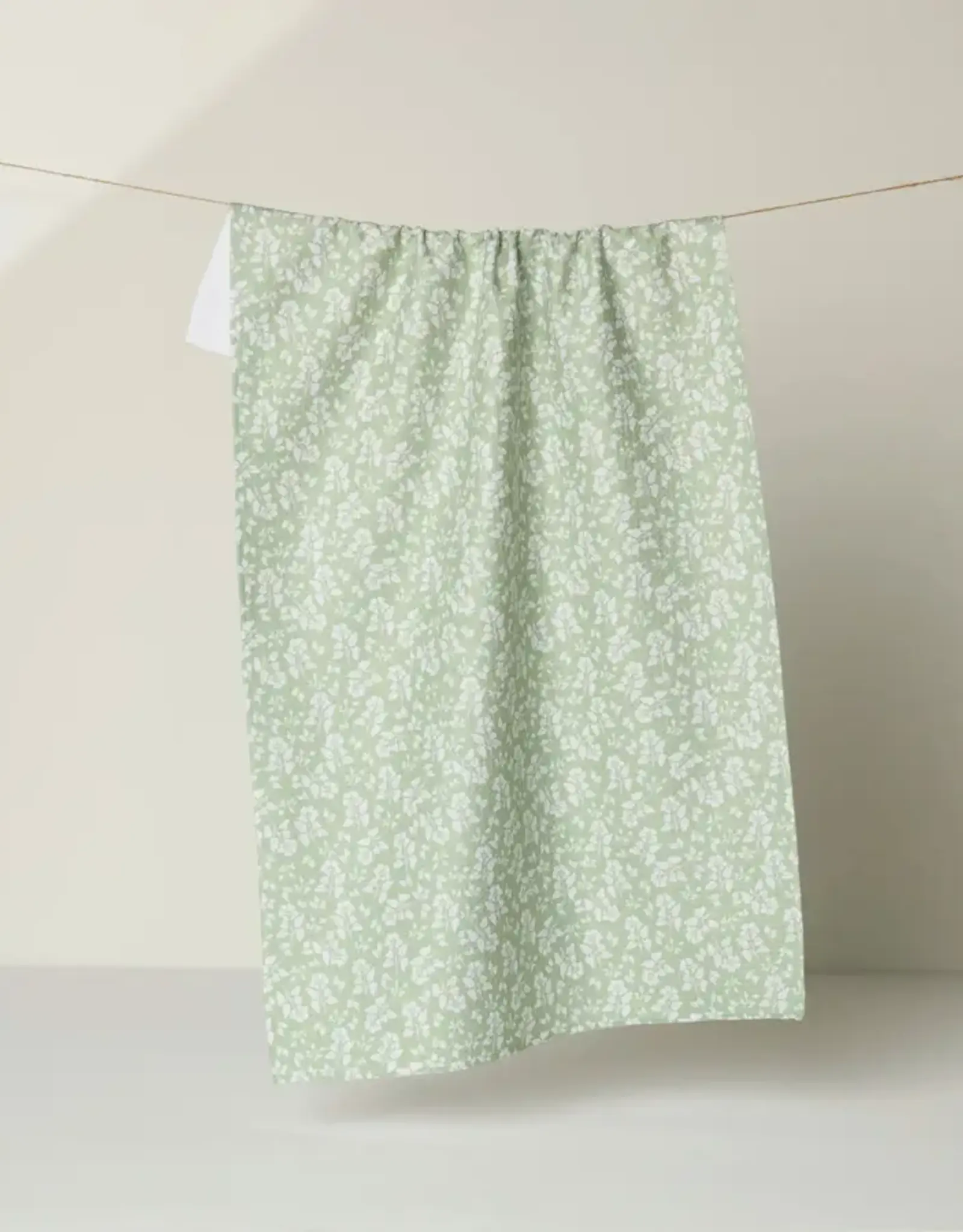 Geometry Tea Towel- Sage Garden