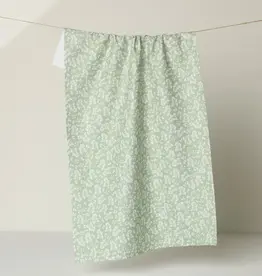 Geometry Tea Towel- Sage Garden