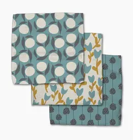 Geometry Dishcloth Set-Poko Dot Blooms