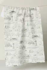 Geometry Tea Towel- Farmyard