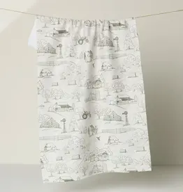 Geometry Tea Towel- Farmyard