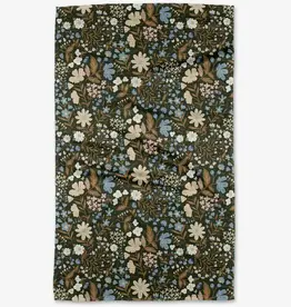 Geometry Tea Towel- Cottage Meadow Sepia
