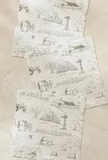 Geometry Dishcloth Set- Farmyard