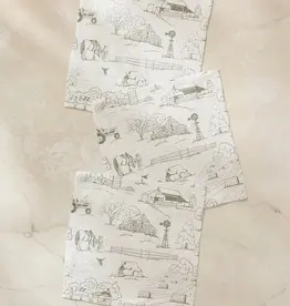 Geometry Dishcloth Set- Farmyard