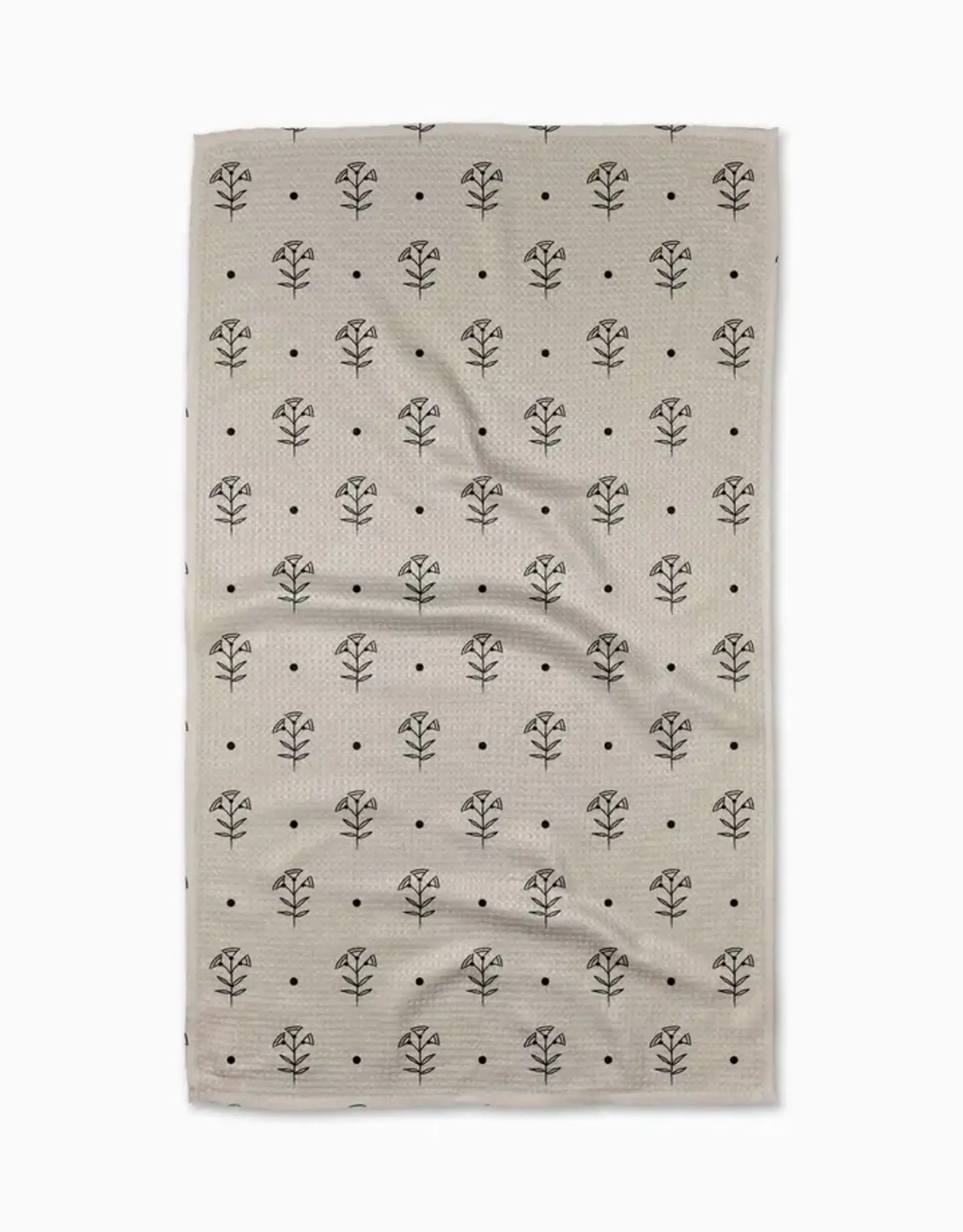 Geometry Tea Towel- Inked Bloom