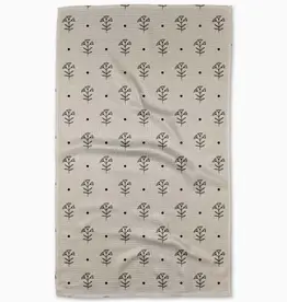 Geometry Tea Towel- Inked Bloom