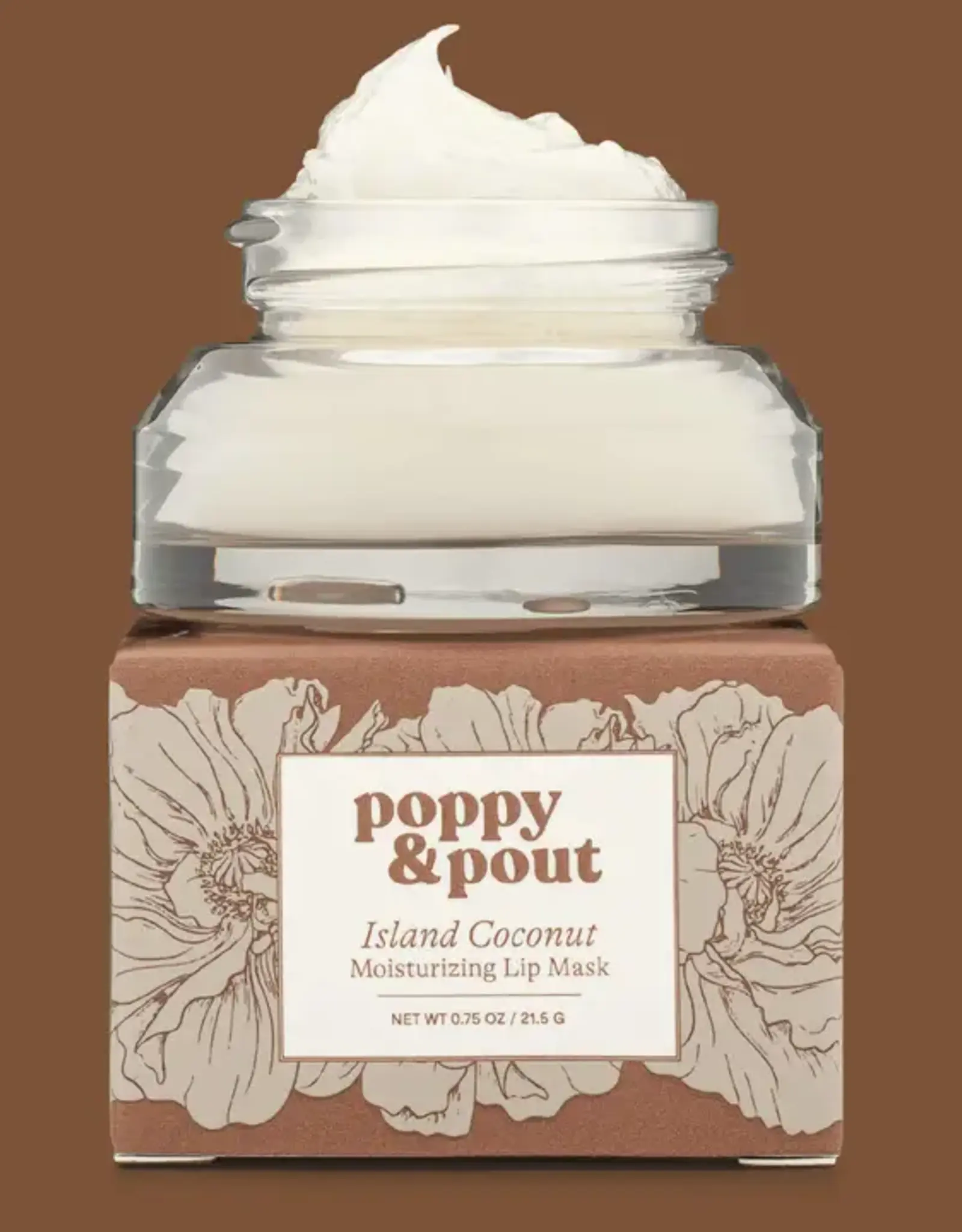 Poppy & Pout Lip Mask, Island Coconut