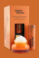 Poppy & Pout Lip Care Duo, Orange Blossom