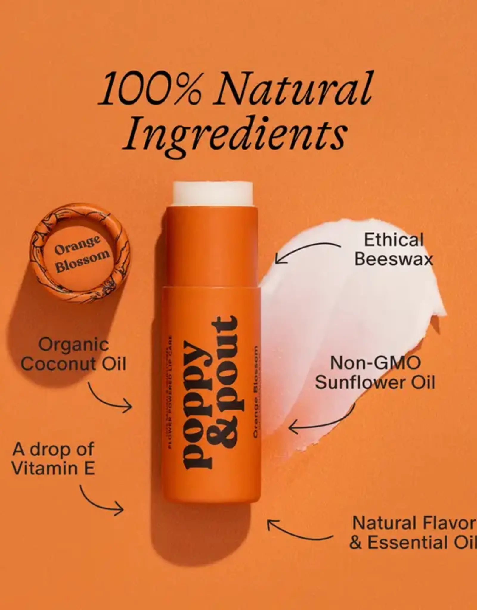 Poppy & Pout Lip Care Duo, Orange Blossom