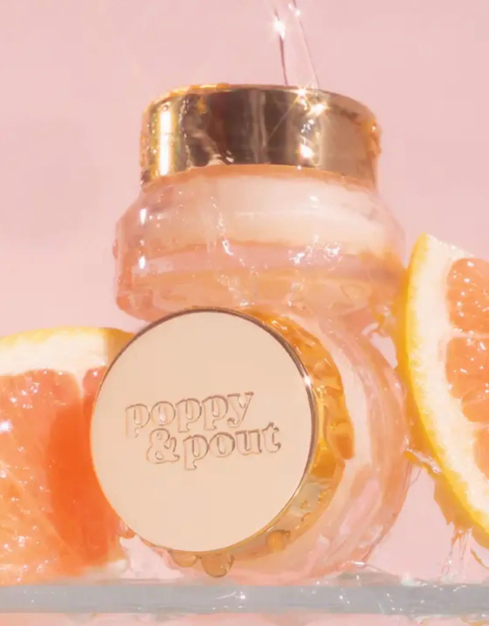Poppy & Pout Lip Mask, Pink Grapefruit