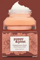 Poppy & Pout Lip Mask, Pomegranate Peach
