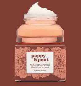 Poppy & Pout Lip Mask, Pomegranate Peach