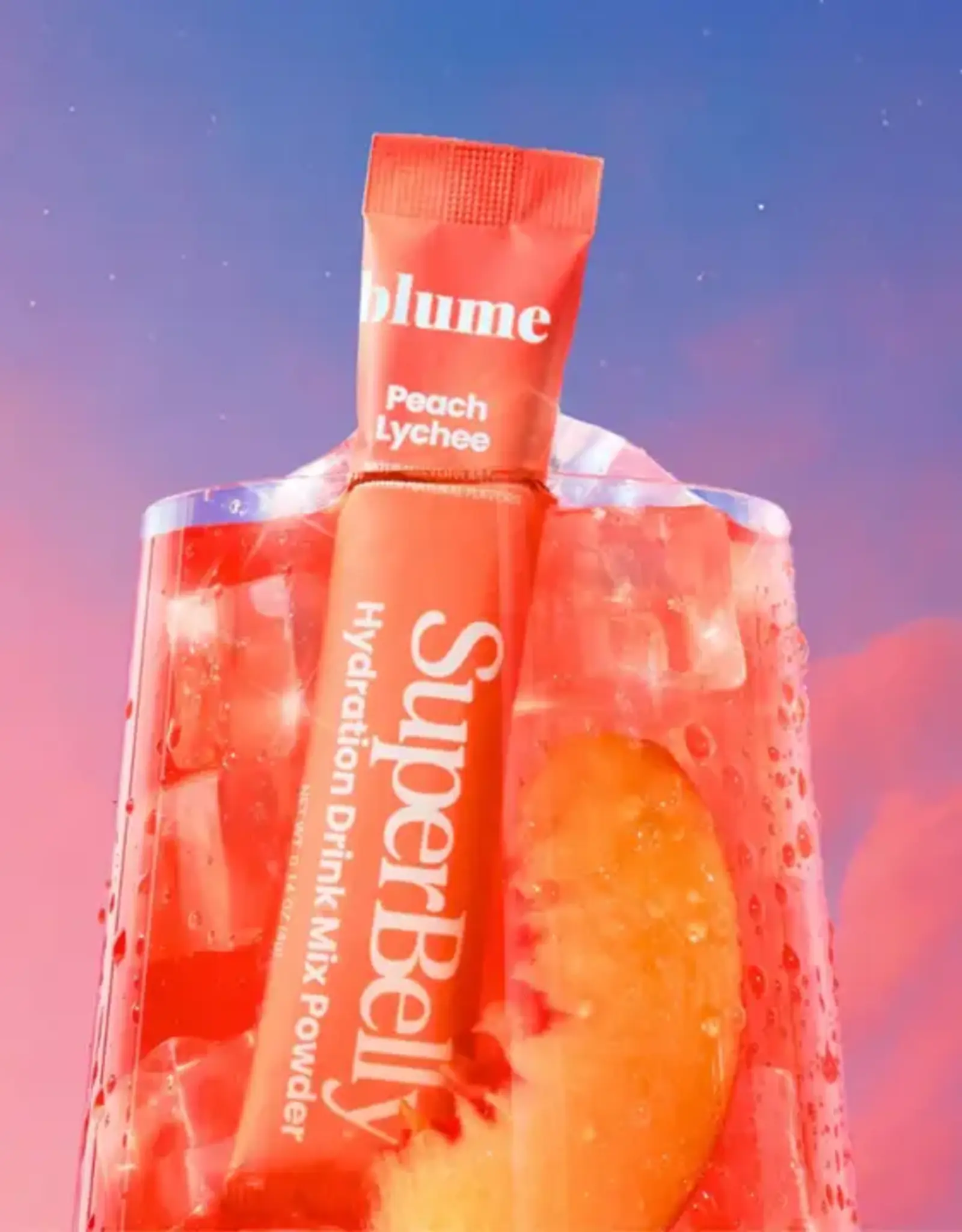 Blume Superbelly Hydration & Gut Mix, Peach Lychee