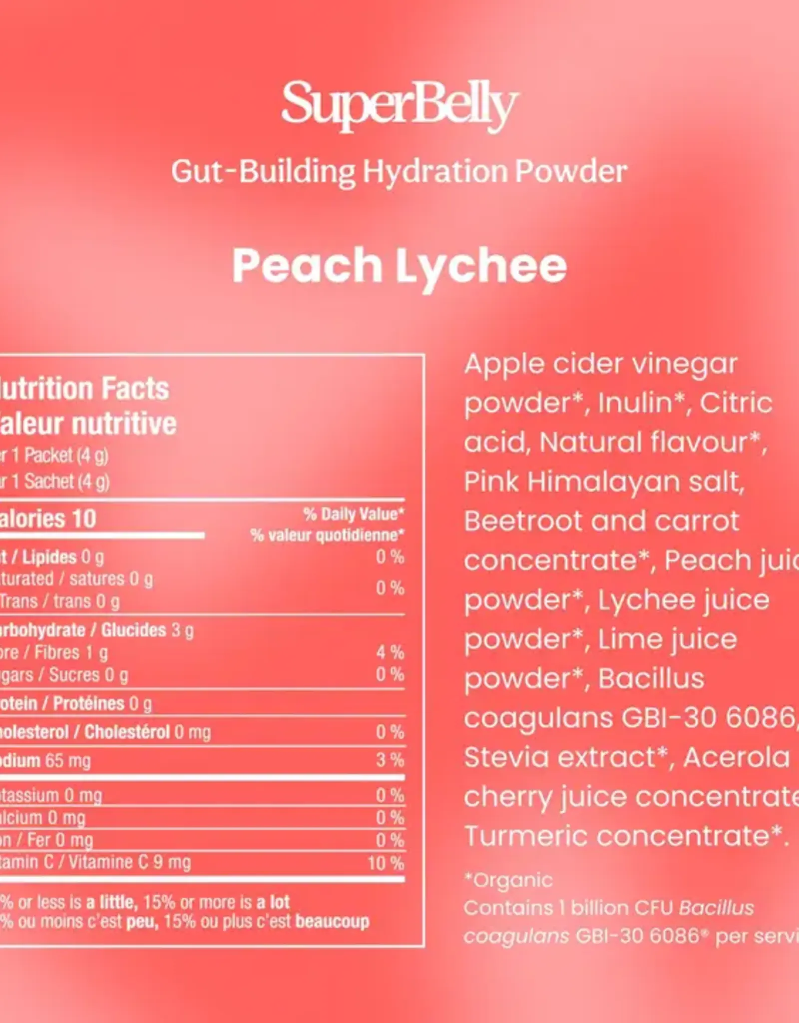 Blume Superbelly Hydration & Gut Mix, Peach Lychee