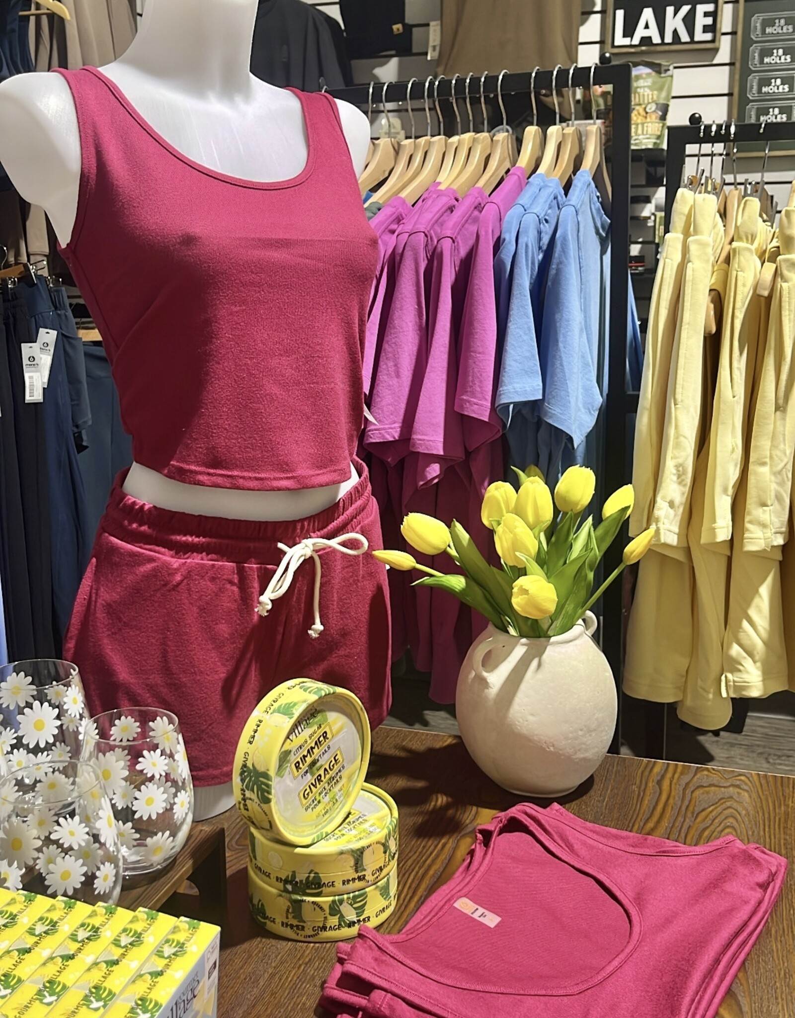 Mono B Brushed Hacci Lounge Shorts