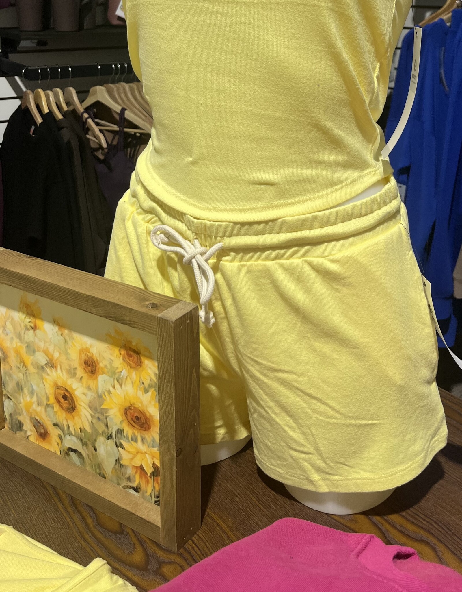 Mono B Brushed Hacci Lounge Shorts