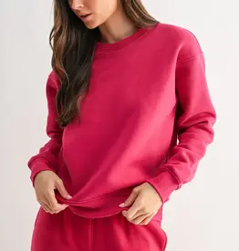 Mono B Classic Fit Fleece Sweatshirt