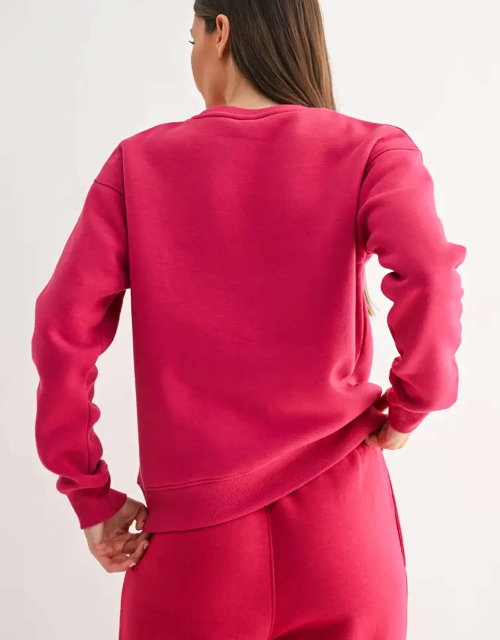 Mono B Classic Fit Fleece Sweatshirt