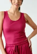 Mono B Brushed Hacci Lounge Tank