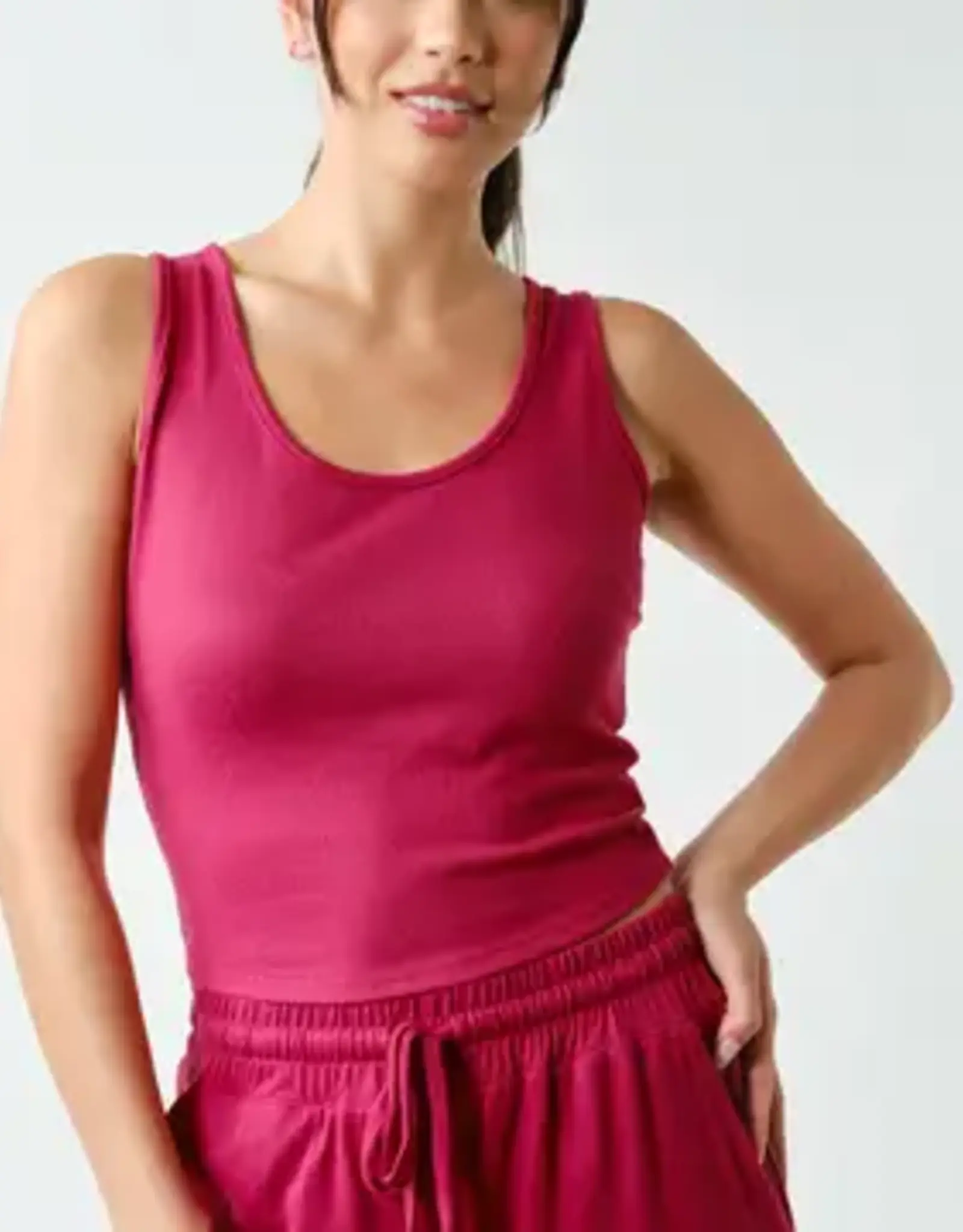 Mono B Brushed Hacci Lounge Tank