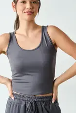 Mono B Brushed Hacci Lounge Tank