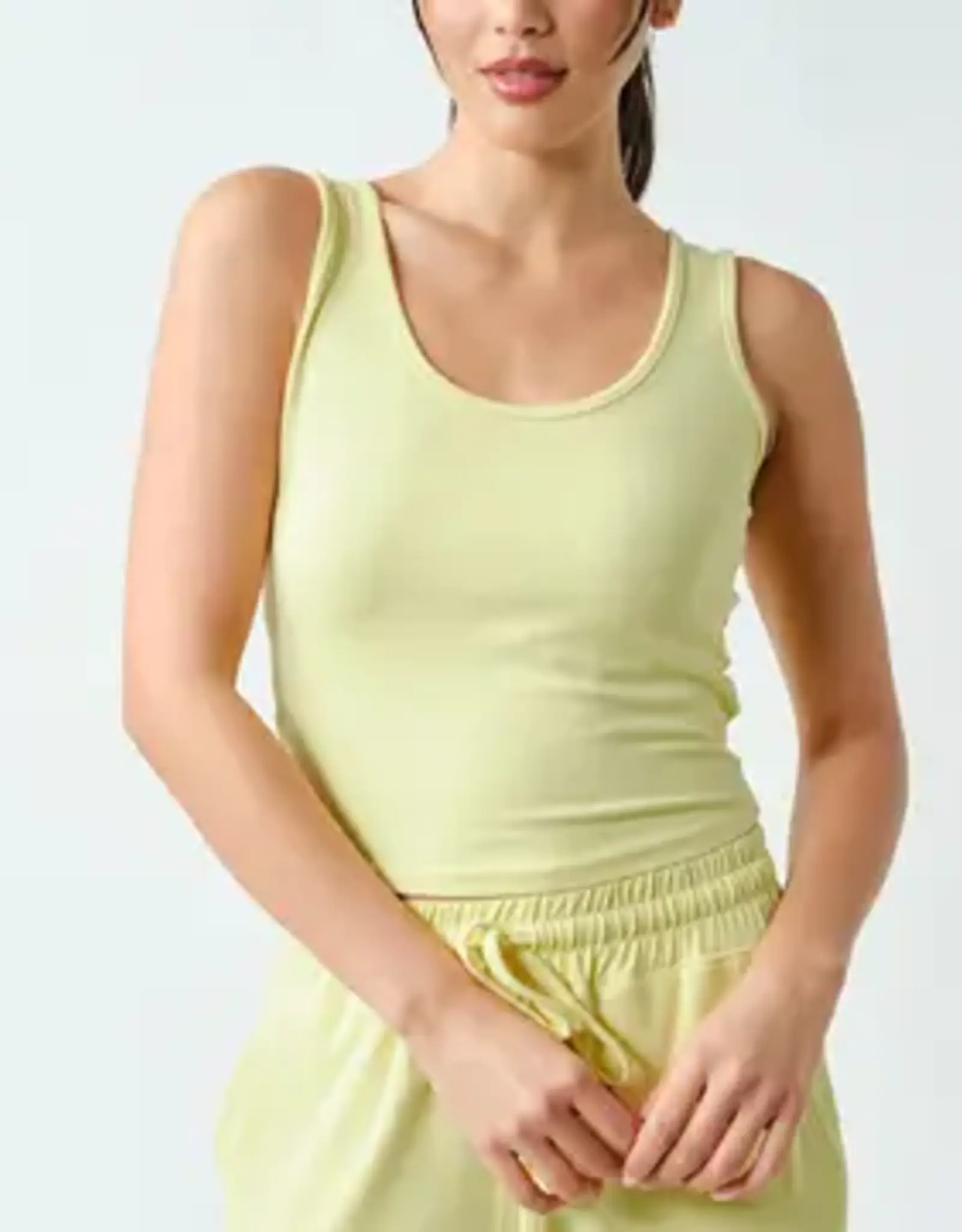 Mono B Brushed Hacci Lounge Tank