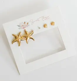 Sweet Three Designs Beachcomber Triple Earring Set