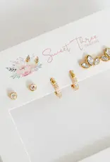 Sweet Three Designs Aurora Triple Earring Set