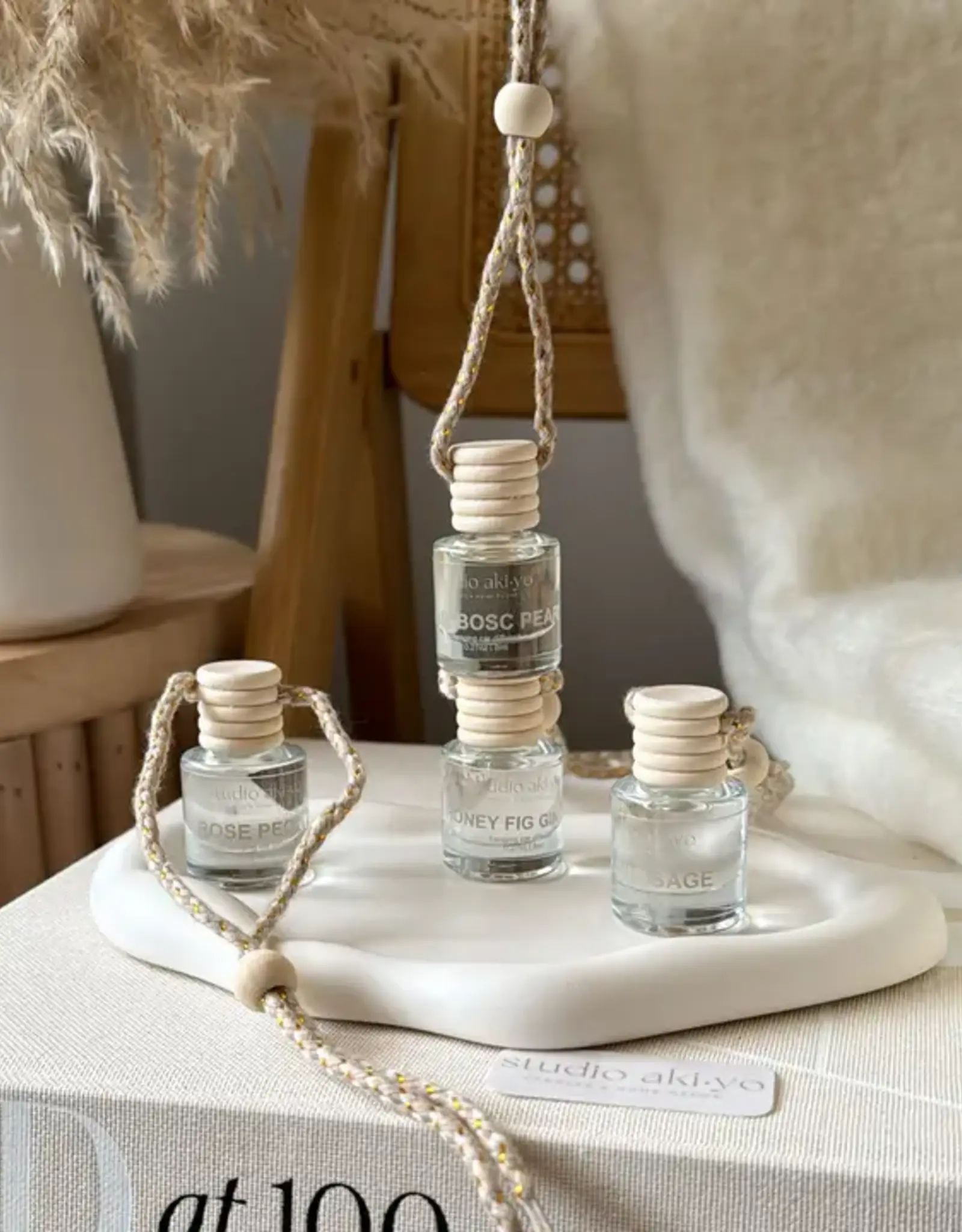 Studio Akiyo Car Diffuser, Golden Yuzu