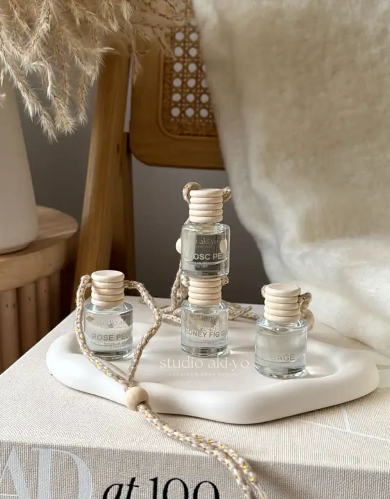 Studio Akiyo Car Diffuser, Lemon Coconut Vanilla