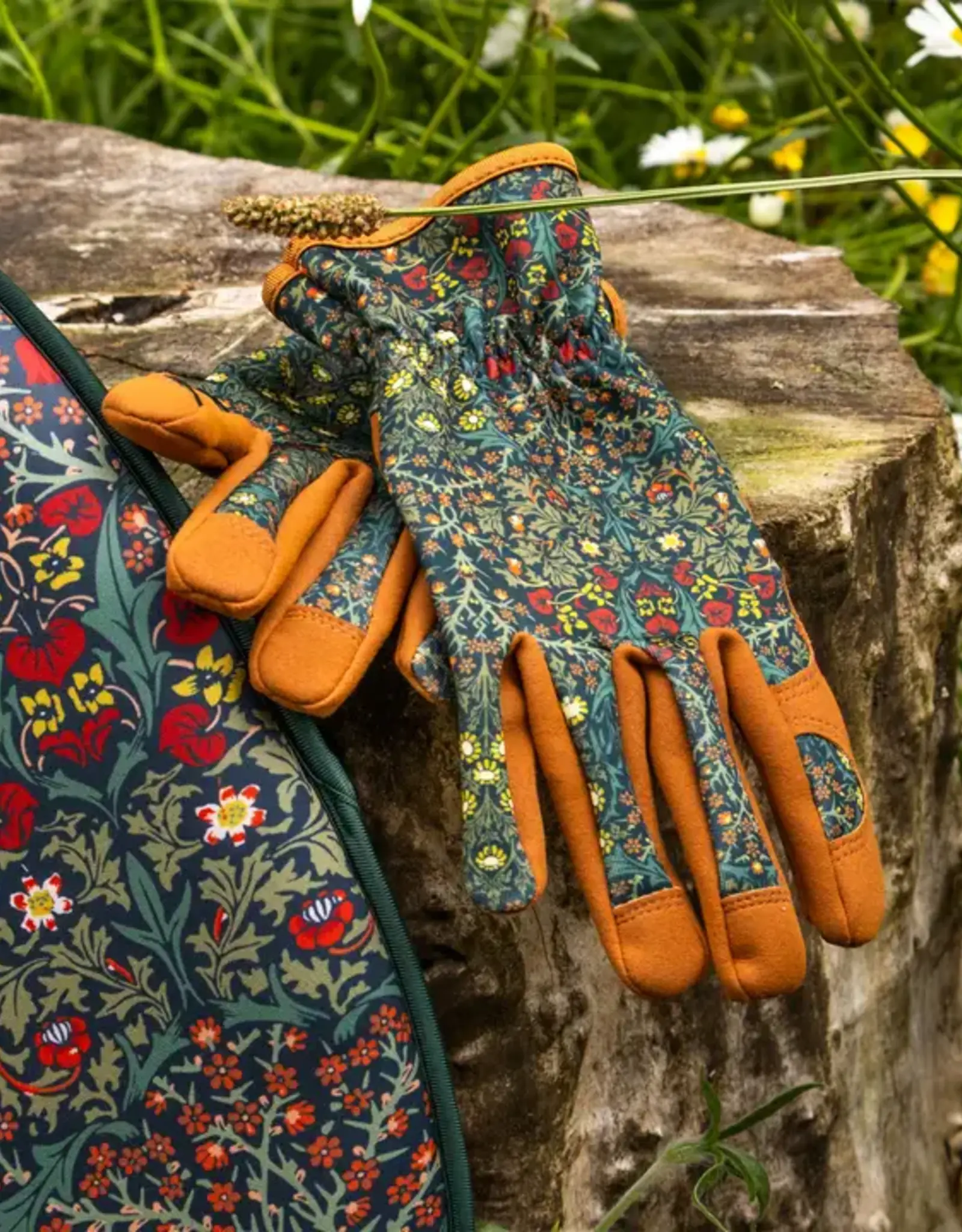 Robert Frederick Ltd Women's Gardening Gloves, Green & Red