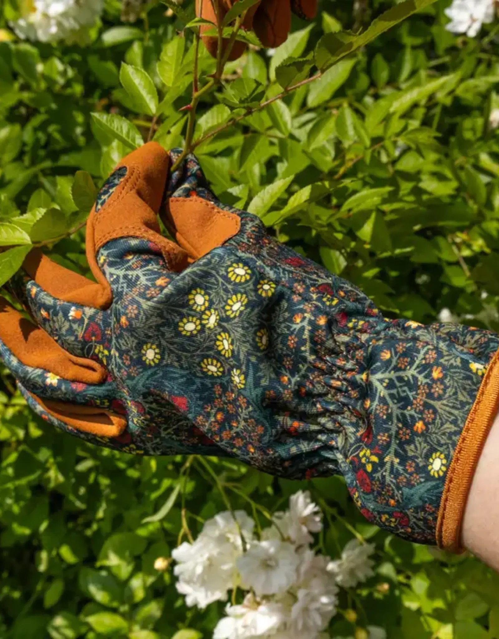 Robert Frederick Ltd Women's Gardening Gloves, Green & Red