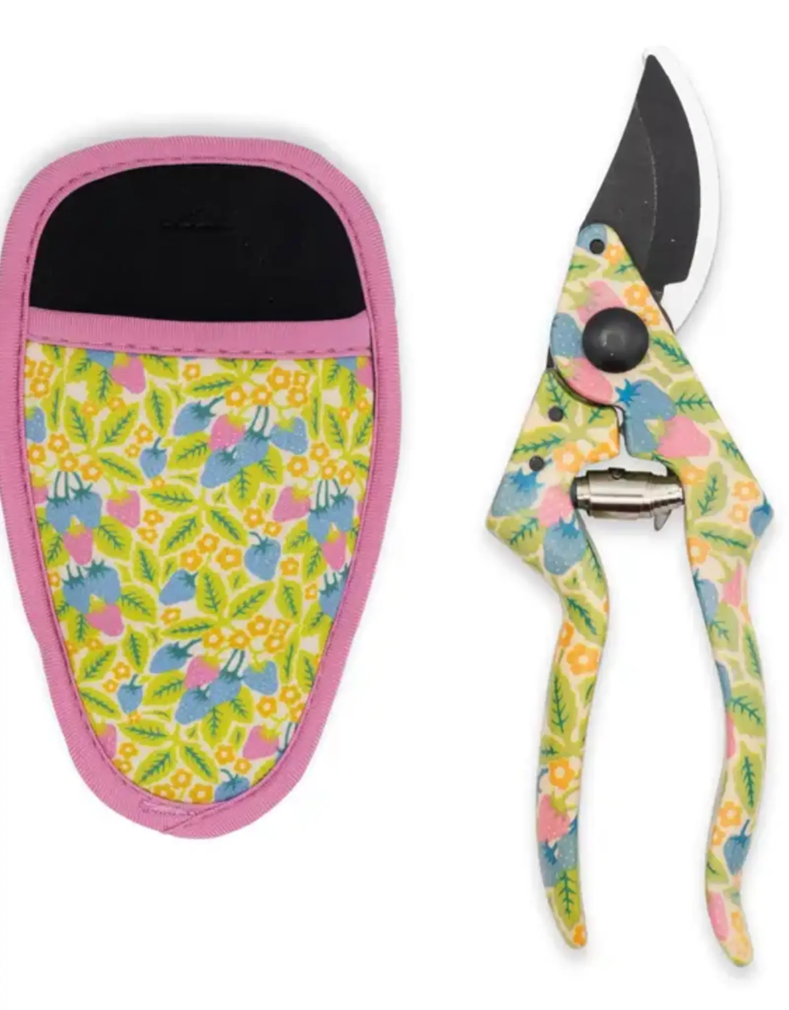 Robert Frederick Ltd Gardening Secateurs w/Pouch, Strawberries