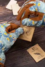 Robert Frederick Ltd Women's Gardening Gloves, Blue & Orange