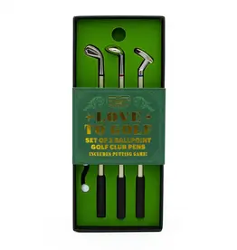 Robert Frederick Ltd Golf Pens Set Of 3 & Mini Golf